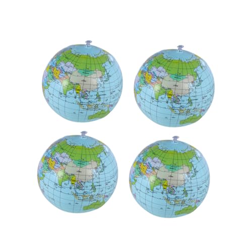 DECHOUS 4 Stück Karte aufblasbare Bälle für kinderspielzeug water toys für pool spielzeuge -Sport Strandball für Wasserball- DECHOUS 4 Stück Karte aufblasbare Bälle für kinderspielzeug water toys für pool spielzeuge -Sport Strandball für Wasserball- von DECHOUS