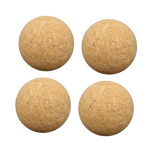 DECHOUS 4 Stück Mini-Tischkicker interaktives kinderspielzeug Foosball Table spieltisch Kicker tischfußballtisch klein Mini Spiel tischkicker Ball -Fuß aus Holz Bambus von DECHOUS