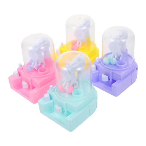 DECHOUS 4 Stück Mini-gacha-Maschine Kleinkindspielzeug Mini-greifmaschine Kinderkrallenmaschine Maschinenspielzeug Kinderspielzeug Maschine Mini-Maschine Babyspielzeug Lustig Abs von DECHOUS