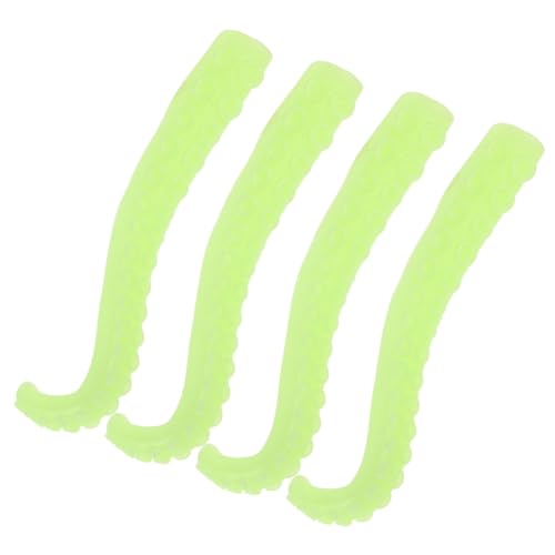 DECHOUS 4 Stück Oktopus-Tentakel Strumpffüller für Oktopus-Puppe für kinderspielzeug Leuchtend Kinderpuppenspielzeug lustige Streichspielzeuge Plastik Light Green von DECHOUS