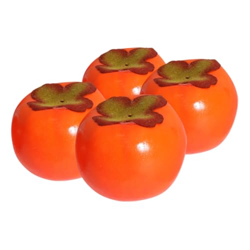 DECHOUS 4 Stück Simulation Per Simone Aufblasbare Bananen Kunstfruchtornament Gefälschte Pflanze Hortensien Kunstpflanzen Drinnen Obstdekoration Simulieren Gefälschte Reben Schaum Orange von DECHOUS