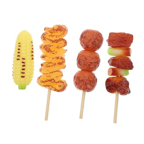 DECHOUS 4 Stück Spielhaus Tun So, Als Ob Sie Hätten Grillspielzeug Gebratenes Fleisch Kinderspielzeug Kochmodelle Für Lebensmittel PVC DECHOUS 4 Stück Spielhaus Tun So, Als Ob Sie Hätten Grillspielzeug Gebratenes Fleisch Kinderspielzeug Kochmodelle Für Lebensmittel PVC von DECHOUS