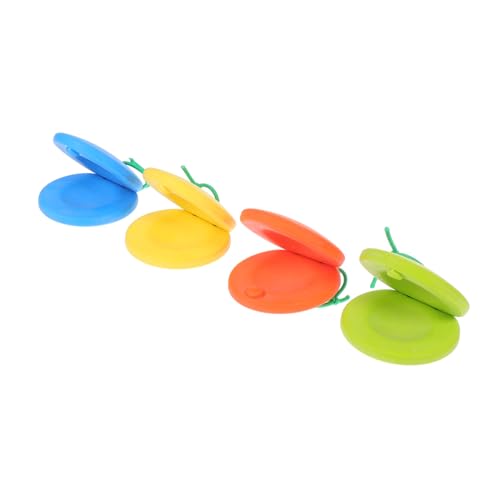 DECHOUS 4 Stück Teiliges Cartoon Percussion Instrument Bunte Kinderspielzeuge für Vorschule Musikalisches Castagnetten zur Frühen Musikalischen Geeignet DECHOUS 4 Stück Teiliges Cartoon Percussion Instrument Bunte Kinderspielzeuge für Vorschule Musikalisches Castagnetten zur Frühen Musikalischen Geeignet von DECHOUS
