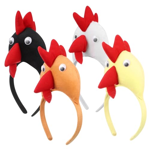 DECHOUS 4 Stück Teiliges Küken Party Haarreifen Bunte Tierohren Stirnbänder für Erwachsene Bequeme Kopfbedeckung Festliche Masquerade Kostüm Accessoires Zufällige Farbe DECHOUS 4 Stück Teiliges Küken Party Haarreifen Bunte Tierohren Stirnbänder für Erwachsene Bequeme Kopfbedeckung Festliche Masquerade Kostüm Accessoires Zufällige Farbe von DECHOUS