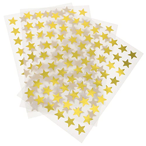 DECHOUS 40 Blatt Stern Belohnungsaufkleber Sternaufkleber Nagelaufkleber Kinderaufkleber Selbstklebende Sternaufkleber Kinderpartygeschenke Kindergarten Belohnungsaufkleber Stern von DECHOUS