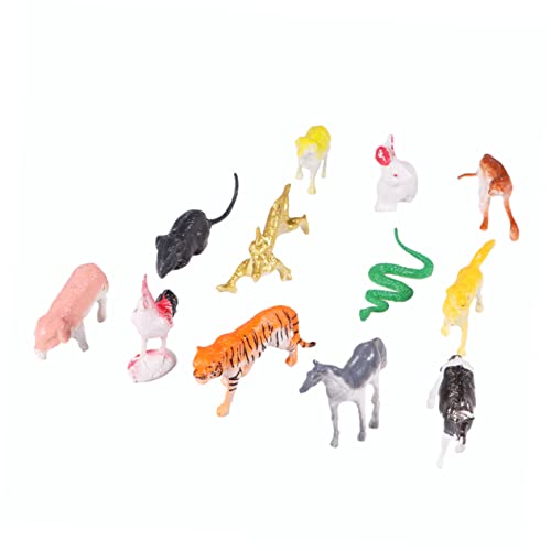 DECHOUS 44 3 Satz Simulierte Sandtischdekoration mit Wilden Tieren tierfiguren Tier Figuren Spielzeug Nachahmung wildes Tier Tierschmuck Geflügel Ornamente Dekorationen Modell von DECHOUS