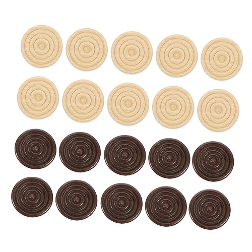 DECHOUS 48 Stück Schachzubehör Dame Ai Mini Erwachsene Backgammon Solides Großes Zubehör Nur Chips Dunkles Damespielzubehör Brettspiel Dame Aus Holz DECHOUS 48 Stück Schachzubehör Dame Ai Mini Erwachsene Backgammon Solides Großes Zubehör Nur Chips Dunkles Damespielzubehör Brettspiel Dame Aus Holz von DECHOUS