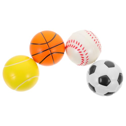DECHOUS 4Stücke Badespielzeug Für Badewannenspielzeug Weichem Material Für Kleinkinder Spielzeugbälle Für Badewanne Für Junge Mädchen Kleinkinder Von Jahren von DECHOUS