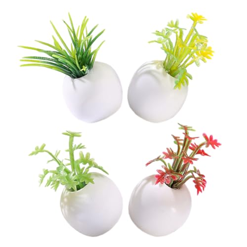 DECHOUS 4Stücke Bonsai Pflanzen Künstliche Sukkulenten Für Puppenhaus Dekoration Kleine Topfpflanzen Als Schmuck Für Feengärten Als Home Ornament DECHOUS 4Stücke Bonsai Pflanzen Künstliche Sukkulenten Für Puppenhaus Dekoration Kleine Topfpflanzen Als Schmuck Für Feengärten Als Home Ornament von DECHOUS