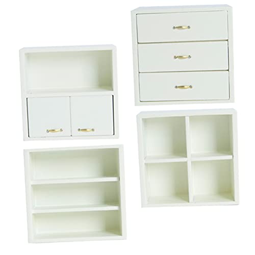 DECHOUS 4Stücke Bücherregal Teiliges Für Puppenhäuser Deko Für DIY Mini Häuser Für Modell Und Kreative Gestaltungsmöglichkeiten DECHOUS 4Stücke Bücherregal Teiliges Für Puppenhäuser Deko Für DIY Mini Häuser Für Modell Und Kreative Gestaltungsmöglichkeiten von DECHOUS