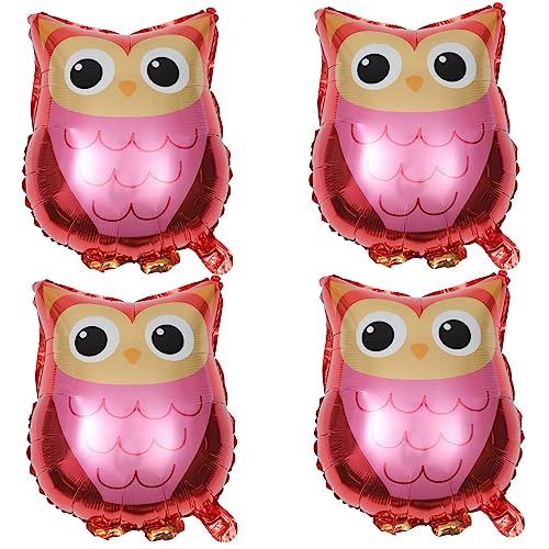 DECHOUS 4Stücke Kreative Folienballons Tierballon Deko Für Geburtstagsfeiern Waldparty Und Halloween Aluminiumballons Für Kindergeburtstag Und Partys von DECHOUS