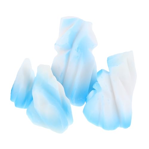DECHOUS 4pcs Harz Miniatur Eisberg Harz Mikro Landschaft Dekorationen Miniatur Iceberg Figurin Modell Eisberg Ornamente Mini Iceberg Figuren Modell DECHOUS 4pcs Harz Miniatur Eisberg Harz Mikro Landschaft Dekorationen Miniatur Iceberg Figurin Modell Eisberg Ornamente Mini Iceberg Figuren Modell von DECHOUS