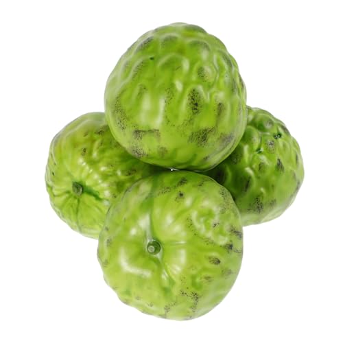 DECHOUS 4pcs Künstliche Obstpudding Äpfel Gefälschte Lebensmittel Faux Annona Squamosa Für Küche Home Tisch Obst Schüssel DECHOUS 4pcs Künstliche Obstpudding Äpfel Gefälschte Lebensmittel Faux Annona Squamosa Für Küche Home Tisch Obst Schüssel von DECHOUS