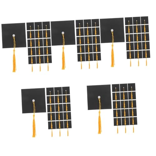 DECHOUS 5 Sätze Abschluss Dekoration Glücklich Anzeige Kuchen Party Dekorationen Jahrestage Schokoladentaler Mini-hut-flaschenabdeckung Kleine Flaschenhüte Polyester Black 30 Stück * 5 DECHOUS 5 Sätze Abschluss Dekoration Glücklich Anzeige Kuchen Party Dekorationen Jahrestage Schokoladentaler Mini-hut-flaschenabdeckung Kleine Flaschenhüte Polyester Black 30 Stück * 5 von DECHOUS