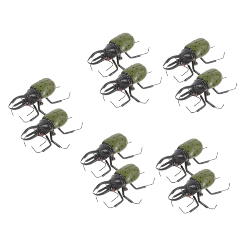 DECHOUS 5 Sätze Simulierte Insekten Für Kinderspielzeug Ziernieten Simulation Kunststoffmodell Mikrowe Baum-uang-Figur Gefälschte Fehler Kleines Ton 2 Stücke * 5 von DECHOUS