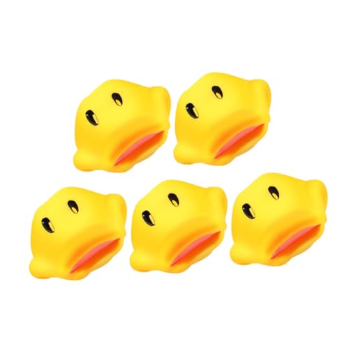 DECHOUS 5 Stück Entennasen Dekoration Entenschnabelmaske Vogelschnabelmaske Entenkostüm Nase Kinderentenkostüm Entenschnabelmaske Entenkostüm Lustige Nasenmaske von DECHOUS