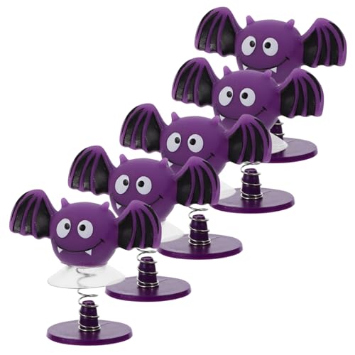 DECHOUS 5 Stück Hüpfende Fledermausfigur Springende Federspielzeuge Halloween Springendes Frühling Schläger Party Es Ist Springende Spielzeuge Der Karikatur Violett Eisen DECHOUS 5 Stück Hüpfende Fledermausfigur Springende Federspielzeuge Halloween Springendes Frühling Schläger Party Es Ist Springende Spielzeuge Der Karikatur Violett Eisen von DECHOUS