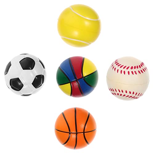 DECHOUS 5 Stück Hüpfender Ball für kinderspielzeug schaumstoffball Stress Balls kinderball Gefälligkeiten für Sportpartys Basketball- Sport-Stressbälle PU-Schwamm DECHOUS 5 Stück Hüpfender Ball für kinderspielzeug schaumstoffball Stress Balls kinderball Gefälligkeiten für Sportpartys Basketball- Sport-Stressbälle PU-Schwamm von DECHOUS