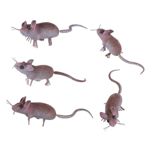 DECHOUS 5 Stück Insektenmausmodell Streich Gefälschte Mäuse Formen Ornamente Miniatur Mikrolandschaftsornament Katze Rattenfigur Ratte Plüsch -Ornamente Figuren Ton DECHOUS 5 Stück Insektenmausmodell Streich Gefälschte Mäuse Formen Ornamente Miniatur Mikrolandschaftsornament Katze Rattenfigur Ratte Plüsch -Ornamente Figuren Ton von DECHOUS