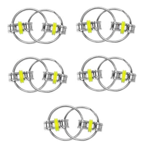 DECHOUS 5 Stück Kettens pielzeug für kinderspielzeug Children Toys Zeitvertreib Fun Toy rostfreies Kettenspielzeug Zappelkette Rostfreier Stahl DECHOUS 5 Stück Kettens pielzeug für kinderspielzeug Children Toys Zeitvertreib Fun Toy rostfreies Kettenspielzeug Zappelkette Rostfreier Stahl von DECHOUS