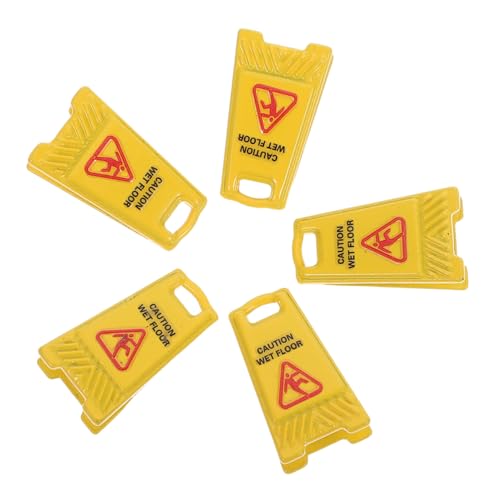 DECHOUS 5 Stück Puppenhausdekoration Mini Slippery Warnzeichen rutschiges Zeichen Dollhouse Floor Nassschild VORSICHTER NASSBodenzeichen Mini Miniaturbodenschild Vorsicht nass Legierung DECHOUS 5 Stück Puppenhausdekoration Mini Slippery Warnzeichen rutschiges Zeichen Dollhouse Floor Nassschild VORSICHTER NASSBodenzeichen Mini Miniaturbodenschild Vorsicht nass Legierung von DECHOUS