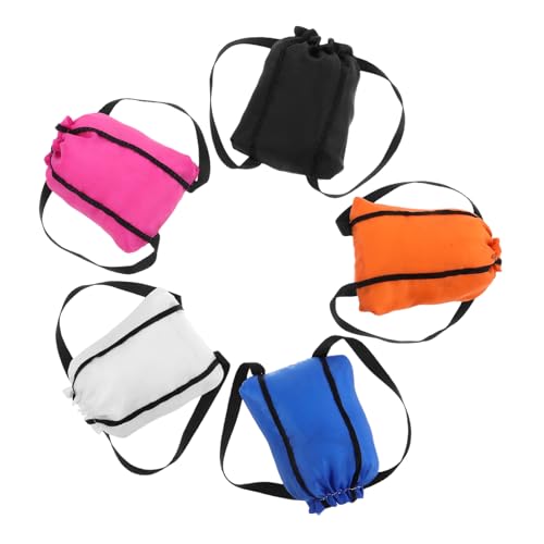 DECHOUS 5 Stück Rucksack -Rucksäcke Puppentasche Kindertaschen für Mädchen Spieltasche Tasche für Brettspiele Mehrzweck-Aufbewahrungstaschen Aufbewahrungstasche für Puppen Stoff von DECHOUS