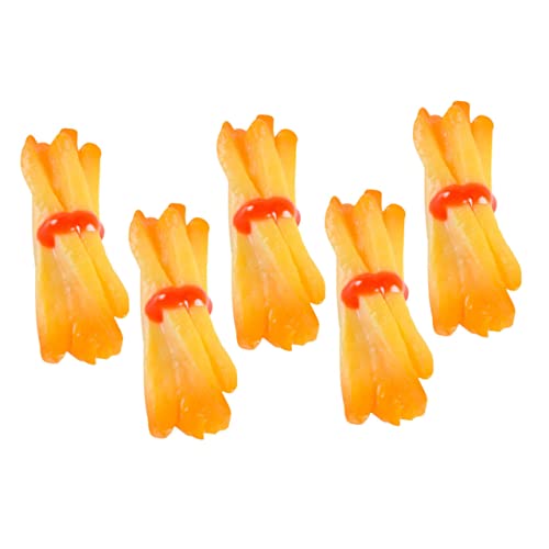DECHOUS 5 Stück gefälschte Pommes Frites Pommes-Frites- Kinderspielzeug künstliche falsche Pommes Frites Lebensmittel für Küchenspiele lebensechte frittierte Pommes PVC DECHOUS 5 Stück gefälschte Pommes Frites Pommes-Frites- Kinderspielzeug künstliche falsche Pommes Frites Lebensmittel für Küchenspiele lebensechte frittierte Pommes PVC von DECHOUS