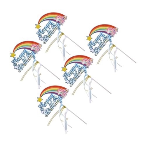 DECHOUS Elegante Tortenaufsätze Für Geburtstagskuchen – 5er-set Kreative Picks Cupcake-dekorationen Sicher Für Partys Zu Hause DECHOUS Elegante Tortenaufsätze Für Geburtstagskuchen – 5er-set Kreative Picks Cupcake-dekorationen Sicher Für Partys Zu Hause von DECHOUS