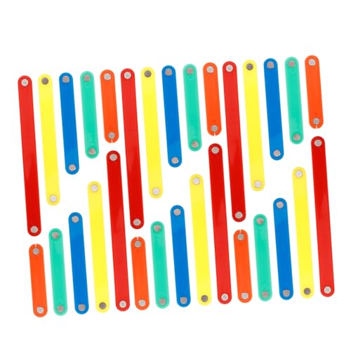 DECHOUS 50 Stück Magnetische Spleißstreifen Geometrie-Kit geometrisches Werkzeug kinderzimmer Geometrische Streifen Manipulationen für die Grundschule Plastik DECHOUS 50 Stück Magnetische Spleißstreifen Geometrie-Kit geometrisches Werkzeug kinderzimmer Geometrische Streifen Manipulationen für die Grundschule Plastik von DECHOUS