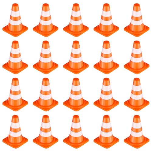 DECHOUS 50 Stück Mini-Verkehrskegel-Barrikaden – Kleine Orangefarbene -Barrikadenschilder – 1-Zoll-Trainingsmodelle Für Verkehrsszenen-Straßensperren Für Kinder Pädagogisches DECHOUS 50 Stück Mini-Verkehrskegel-Barrikaden – Kleine Orangefarbene -Barrikadenschilder – 1-Zoll-Trainingsmodelle Für Verkehrsszenen-Straßensperren Für Kinder Pädagogisches von DECHOUS