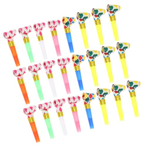 DECHOUS 50 Stück Partytröten Bunte PVC Partybläser Lustige Geburtstagsdeko Fanartikel Anfeuerungsgerät für Kindergeburtstag Zubehör DECHOUS 50 Stück Partytröten Bunte PVC Partybläser Lustige Geburtstagsdeko Fanartikel Anfeuerungsgerät für Kindergeburtstag Zubehör von DECHOUS