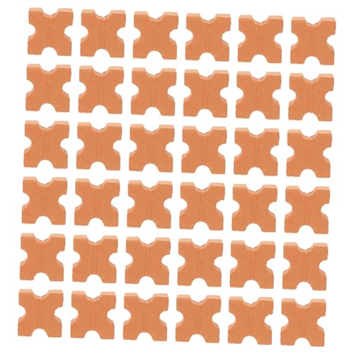DECHOUS 50 Stück Simulierte Kleine Steine Konstruktion Gebäude Mini Bausteine Kleines Ziegelsteinspielzeug Wand Platz Mikro-landschaftsziegelmodell Simulationsbaustein Boden von DECHOUS
