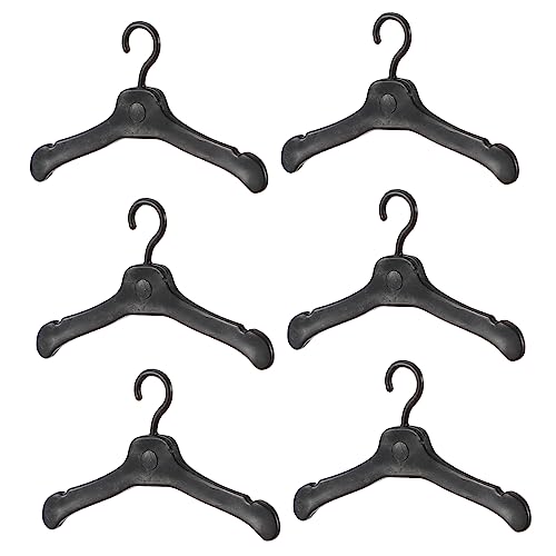 DECHOUS 50Stücke Puppenkleiderbügel Aus Kunststoff Für Puppen Outfits Kleiderständer Für Puppen Für Puppengarderobe Und Aufbewahrung Von Puppenkleidung von DECHOUS