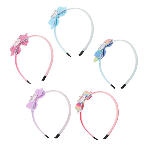 DECHOUS 5Stücke Einhorn Themen Haardekorationen Kreative Haarkränze Für Geburtstagspartys Farbenfrohe Einhorn Stirnbänder Mit Schleifen Für Mädels DECHOUS 5Stücke Einhorn Themen Haardekorationen Kreative Haarkränze Für Geburtstagspartys Farbenfrohe Einhorn Stirnbänder Mit Schleifen Für Mädels von DECHOUS