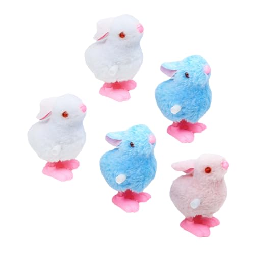 DECHOUS 5Stücke Teiliges Wind Up Kaninchen Für Kleinkinder Pädagogisches Zufälligen Farben Für Entwicklung Der Hand Augen Koordination DECHOUS 5Stücke Teiliges Wind Up Kaninchen Für Kleinkinder Pädagogisches Zufälligen Farben Für Entwicklung Der Hand Augen Koordination von DECHOUS