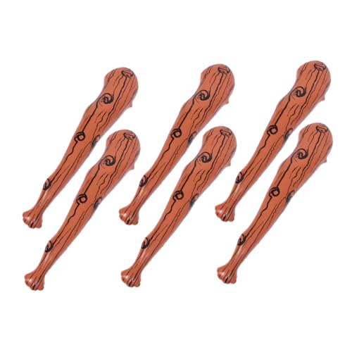 DECHOUS 6 Stück Aufblasbarer Stock Baseballschläger Halloween-baseballschläger Aufblasbare Fledermaus Sport Jubelndes Aufblasbares Light Brown PVC DECHOUS 6 Stück Aufblasbarer Stock Baseballschläger Halloween-baseballschläger Aufblasbare Fledermaus Sport Jubelndes Aufblasbares Light Brown PVC von DECHOUS