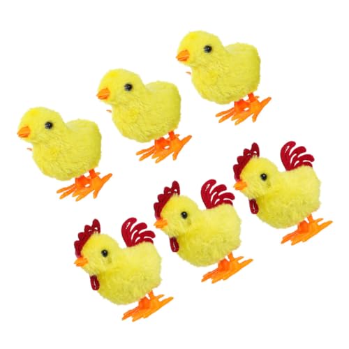 DECHOUS 6 Stück Aufziehbare Verhedderte Gefälschte Hemdkragen Hemdbrosche Huhn Massendekoration Hahn Tiere Handgerät Große Büffel Straßennägel Kunststoff Gelb DECHOUS 6 Stück Aufziehbare Verhedderte Gefälschte Hemdkragen Hemdbrosche Huhn Massendekoration Hahn Tiere Handgerät Große Büffel Straßennägel Kunststoff Gelb von DECHOUS
