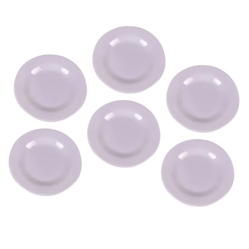 DECHOUS 6 Stück Imitationsplatte Mini- -tablett- Kleine Teller Kleine Geschirrdekorationen Mini-haustablett-Dekorationen Küchenszene-tablett-Requisite Miniteller Plastik DECHOUS 6 Stück Imitationsplatte Mini- -tablett- Kleine Teller Kleine Geschirrdekorationen Mini-haustablett-Dekorationen Küchenszene-tablett-Requisite Miniteller Plastik von DECHOUS