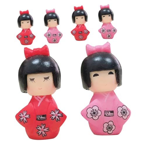 DECHOUS 6 Stück Kimono Puppe Büro Landschaftspuppe Büro Ornament Mini Japanische Puppe Traditionelle Landschaftspuppe Kimono Landschaftspuppe Büro Japanisches Ornament Mini DECHOUS 6 Stück Kimono Puppe Büro Landschaftspuppe Büro Ornament Mini Japanische Puppe Traditionelle Landschaftspuppe Kimono Landschaftspuppe Büro Japanisches Ornament Mini von DECHOUS