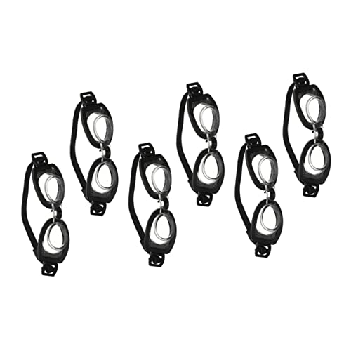 DECHOUS 6 Stück Mini Babybrillen Schutzbrillen Für Babypuppen My Life Puppenzubehör Miniatur Schutzbrillen Für Puppen Schutzbrillen Für Puppen Puppen Requisite Schwarzer Kunststoff von DECHOUS