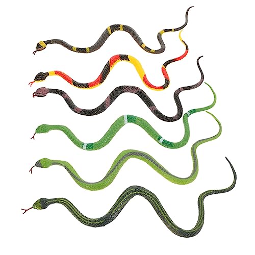 DECHOUS 6 Stück Simulationstiermodell für kinderspielzeug Children Toys Kid Toys Haustier Streich Bauch kleines Schlangenspielzeug gefälschtes Schlangendekor Abs Colorful DECHOUS 6 Stück Simulationstiermodell für kinderspielzeug Children Toys Kid Toys Haustier Streich Bauch kleines Schlangenspielzeug gefälschtes Schlangendekor Abs Colorful von DECHOUS
