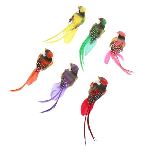DECHOUS 6 Stücke Lebensechte Simulation Vogel Figuren Garten Decor Vogel Ornamente Künstliche Vögel für und Hof DECHOUS 6 Stücke Lebensechte Simulation Vogel Figuren Garten Decor Vogel Ornamente Künstliche Vögel für und Hof von DECHOUS