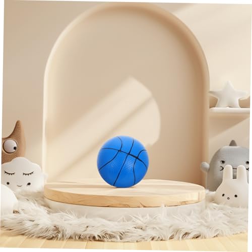 DECHOUS 6 Stück Teiliges Mini Basketball Set Weiche Bälle mit Pumpe Kleine Basketballbälle für Indoor Spiel Leichter Basketballkorb für Jungen Mädchen Zimmer und Büro von DECHOUS