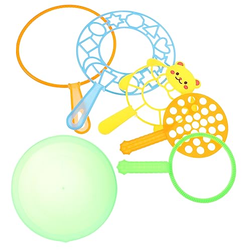 DECHOUS 6 Stück Teiliges Seifenblasen Bubble Sticks mit Griff Lustiges Outdoor Wasserspielzeug für Sommer Sicherer Materialmix für Fotoshooting und Familienfeier Zufällige Zufällige Farbe von DECHOUS