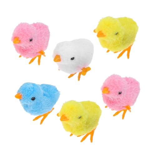 DECHOUS 6 Stück Uhrwerk Küken Uhrwerk Küken Neuartiges Hüpfendes Hühner Aufziehspielzeug Für Uhrwerk Tierspielzeug Flauschiges Springendes Hühner Aufzieh Küken DECHOUS 6 Stück Uhrwerk Küken Uhrwerk Küken Neuartiges Hüpfendes Hühner Aufziehspielzeug Für Uhrwerk Tierspielzeug Flauschiges Springendes Hühner Aufzieh Küken von DECHOUS