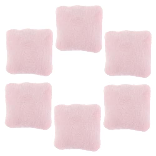 DECHOUS 6 Stück Zubehör Für Puppenhäuser Dekorativ Mini Blumen- Kissen Für Puppenhäuser Gefälschtes Kissen Aus Stoff DIY Zubehör Puppe Gefälschtes Kissen Tischkissenmodell Rosa Flanell DECHOUS 6 Stück Zubehör Für Puppenhäuser Dekorativ Mini Blumen- Kissen Für Puppenhäuser Gefälschtes Kissen Aus Stoff DIY Zubehör Puppe Gefälschtes Kissen Tischkissenmodell Rosa Flanell von DECHOUS