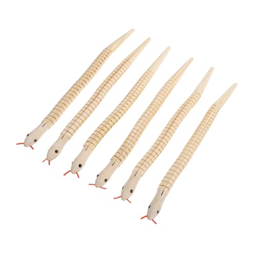 DECHOUS 6 Stück künstliche Holzschlange Schlangen Streich Schwimmbad zappeln Halloween realistische Schlange basteln Holzschlange für Halloween lebensechte Holzschlange hölzern DECHOUS 6 Stück künstliche Holzschlange Schlangen Streich Schwimmbad zappeln Halloween realistische Schlange basteln Holzschlange für Halloween lebensechte Holzschlange hölzern von DECHOUS