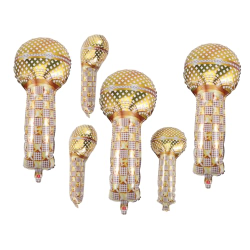 DECHOUS 6 Teiliges Geburtstags Aluminiumfolienballon Hüpfballon Girlanden Set Aufblasmikrofon Luft Disko Ballons Ballon Inflator Ballons Für Glockenballon Rock Sizer DECHOUS 6 Teiliges Geburtstags Aluminiumfolienballon Hüpfballon Girlanden Set Aufblasmikrofon Luft Disko Ballons Ballon Inflator Ballons Für Glockenballon Rock Sizer von DECHOUS
