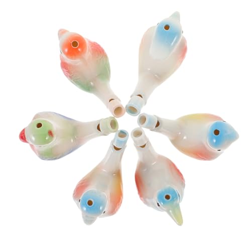 DECHOUS 6 Stück Keramik Vogelpfeifen für Kinder Musikspielzeug in Vogel Design Interaktive Pfeifenspielzeuge für Partys und Unterhaltung Einfach zu Bedienen Wasserspielzeug für Kleinkinder DECHOUS 6 Stück Keramik Vogelpfeifen für Kinder Musikspielzeug in Vogel Design Interaktive Pfeifenspielzeuge für Partys und Unterhaltung Einfach zu Bedienen Wasserspielzeug für Kleinkinder von DECHOUS