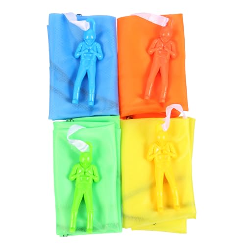 DECHOUS 6 Stück Kinder-handwurf-Soldat-fallschirmspielzeug Outdoor-Spielzeug Material Recycelbar Leicht Sicher Für Jungen Und Mädchen Zufälliger Stil von DECHOUS